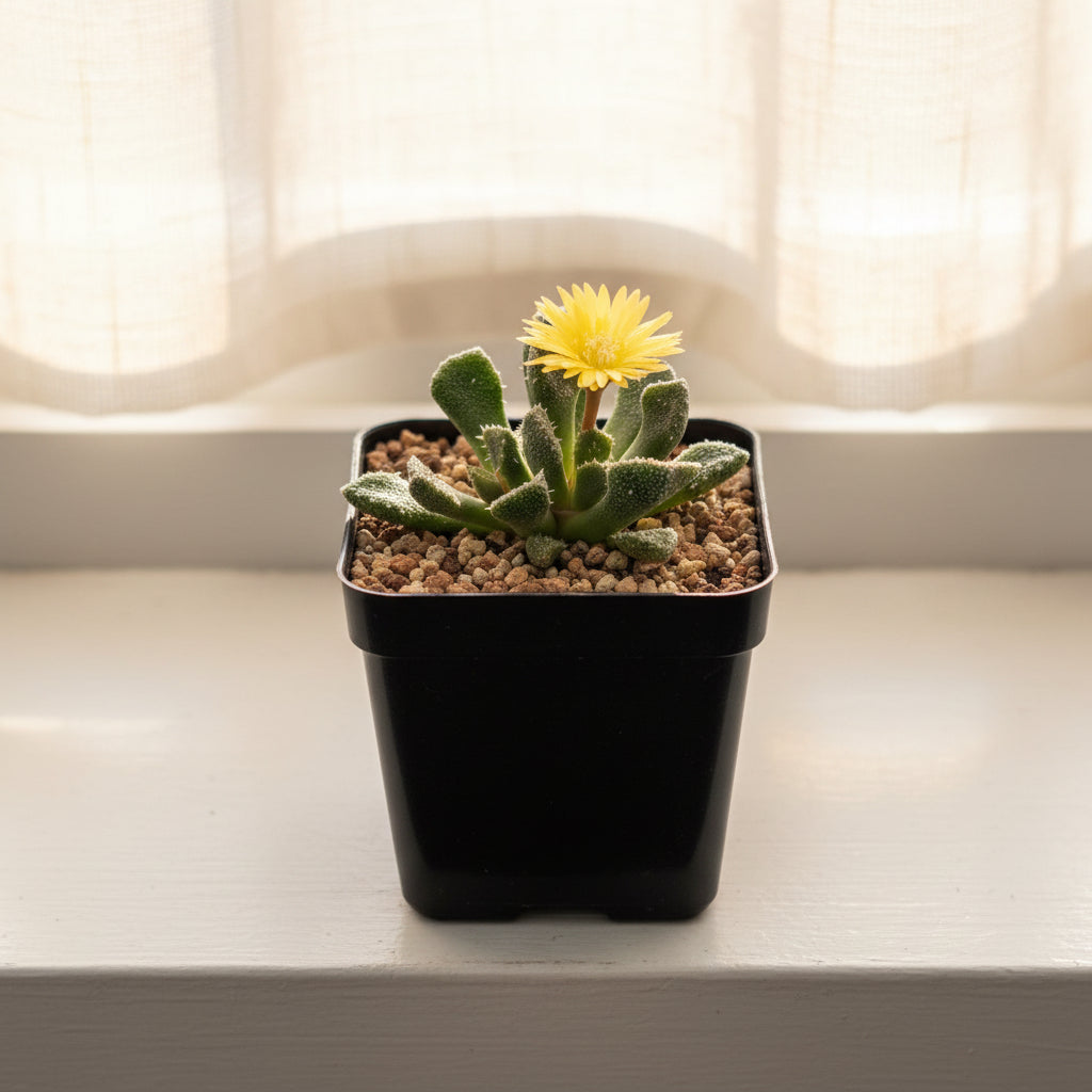 Aloinopsis Luckhoffii (Living Stone) Plant in Bloom