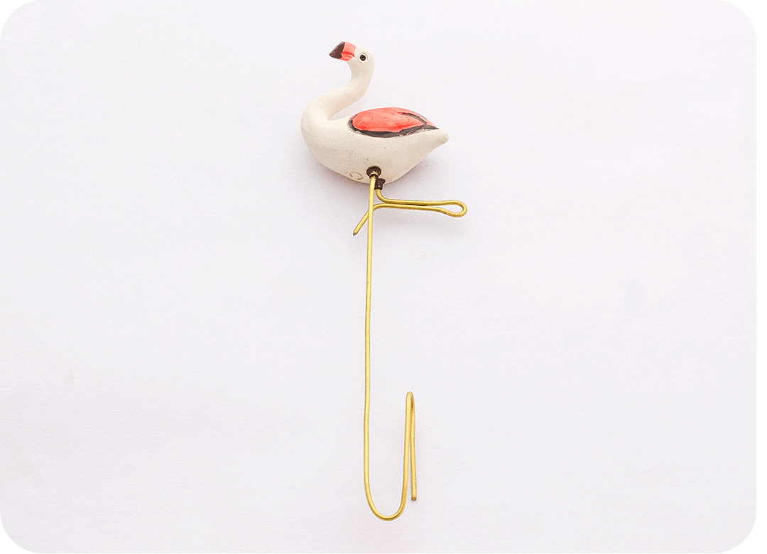 Plant Poker Flamingo (Resting) Garden Stick 1 Pc - myBageecha