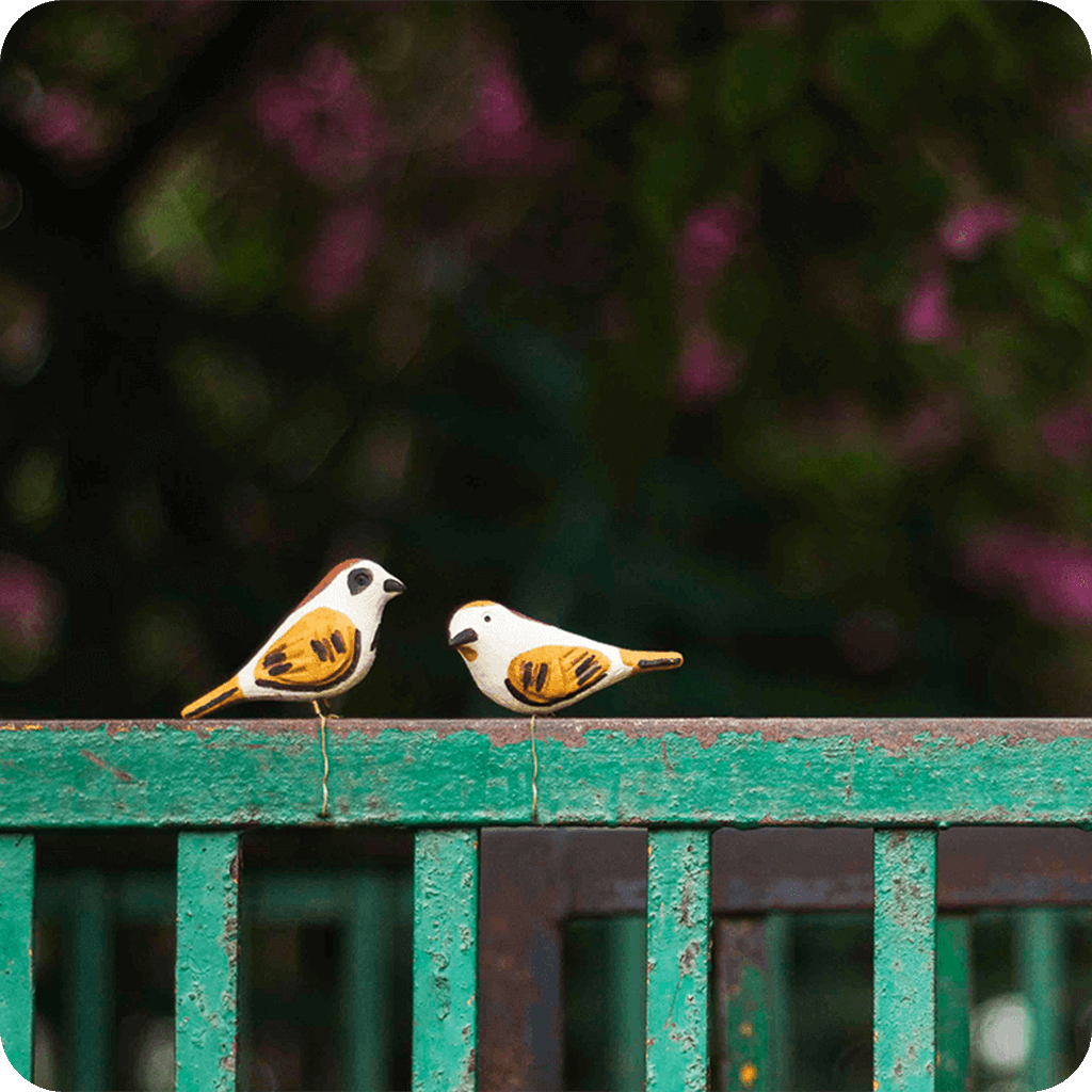 Peppy Pops - House Sparrow ( A Pair) - myBageecha