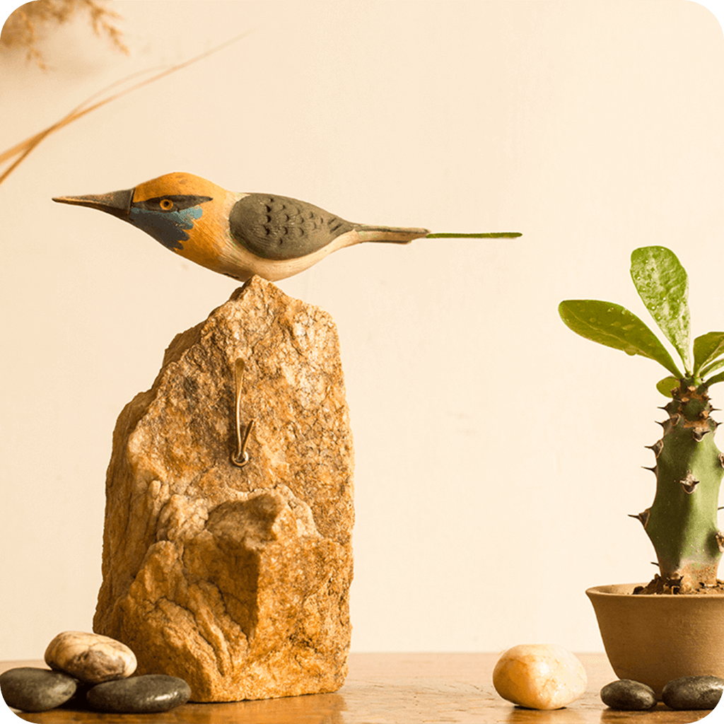 Exotic Bee Eater Stone Base Table Tops - myBageecha
