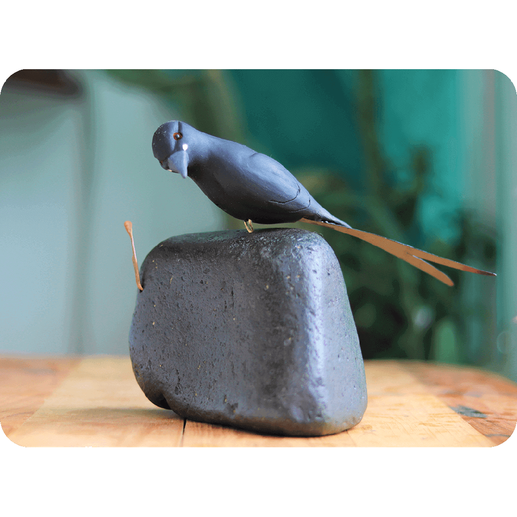 Exotic Drongo Stone Base Table Tops - myBageecha