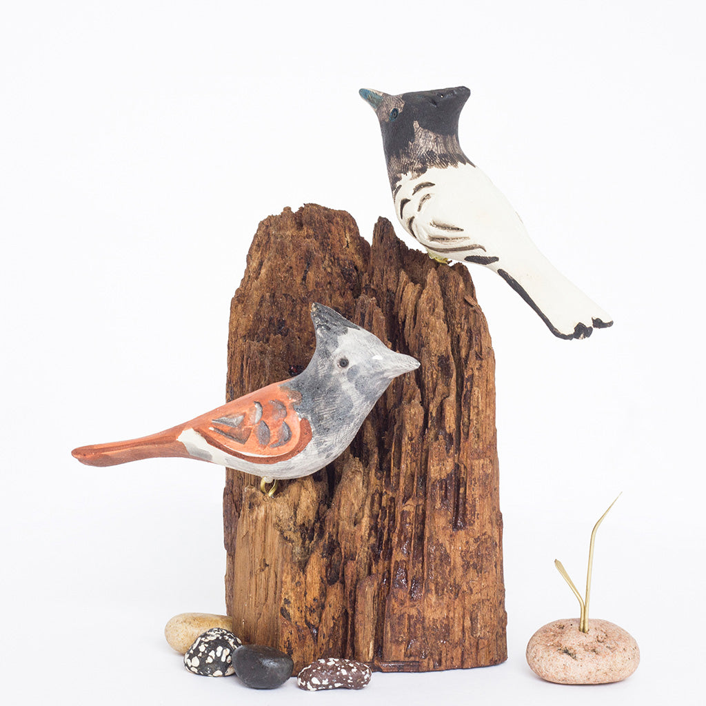 Exotic Paradise Flycatcher Wooden Base Table Tops - myBageecha