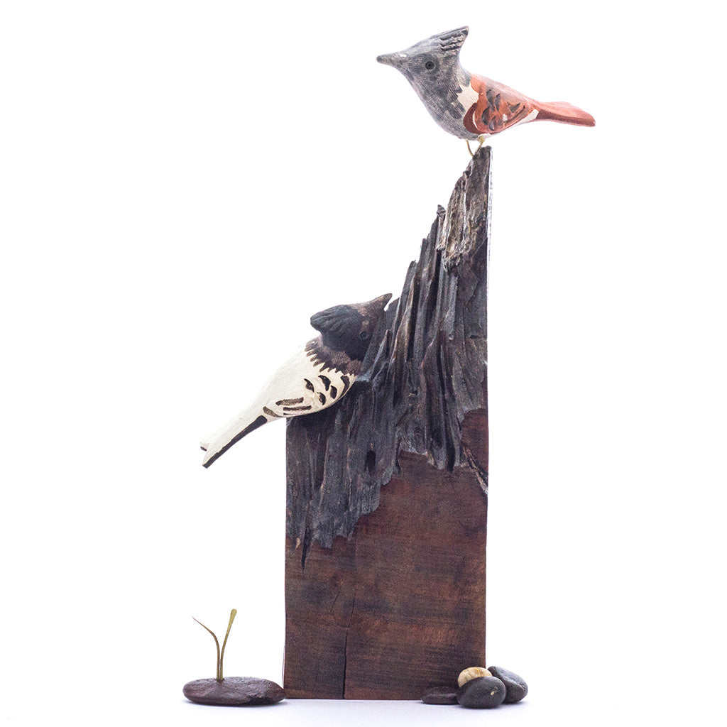 Exotic Paradise Flycatcher Wooden Base Table Tops - myBageecha