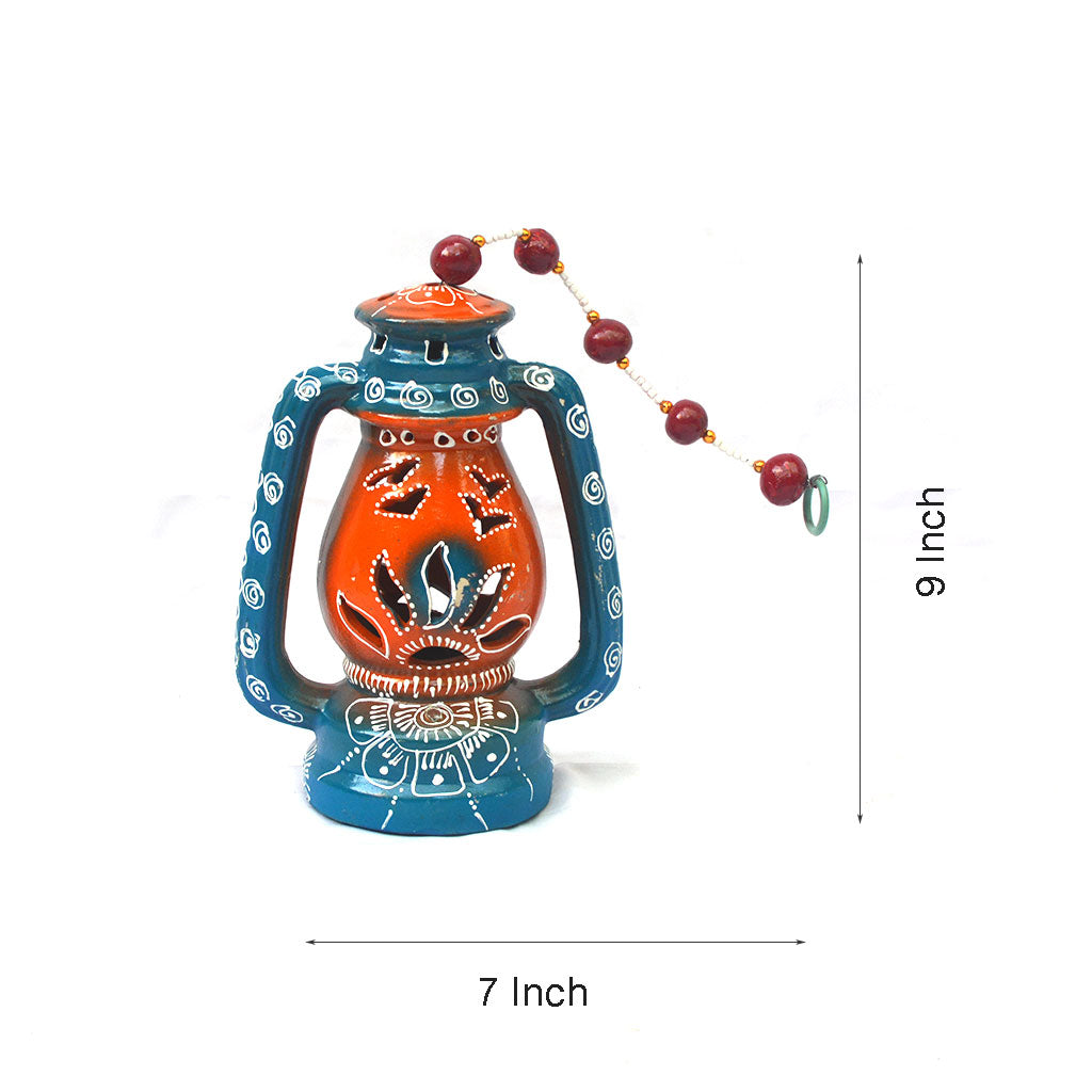 Decorative Terracotta Lantern (Set of 2) - myBageecha