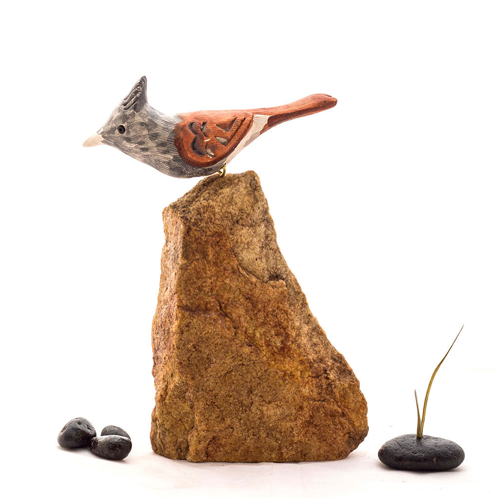 Exotic Paradise Flycatcher Stone Base Table Tops - myBageecha