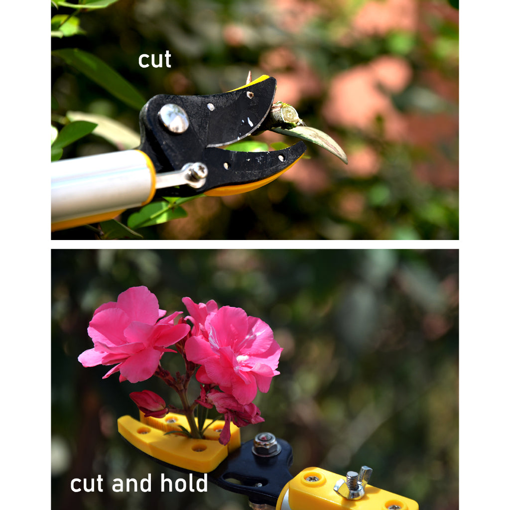 Hectare Telescopic Long Reach Cut And Hold Pruner With Saw-myBageecha