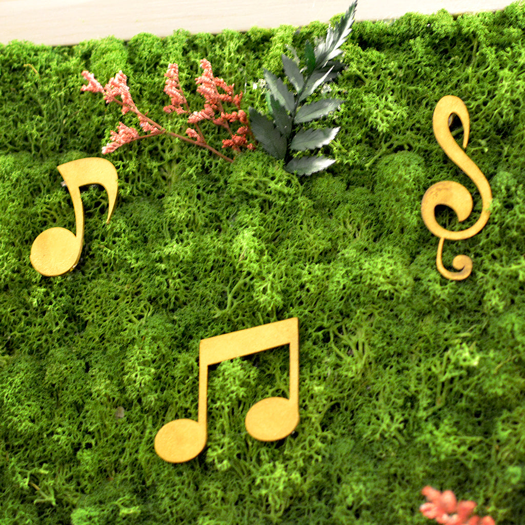 Decorative musical wall accent