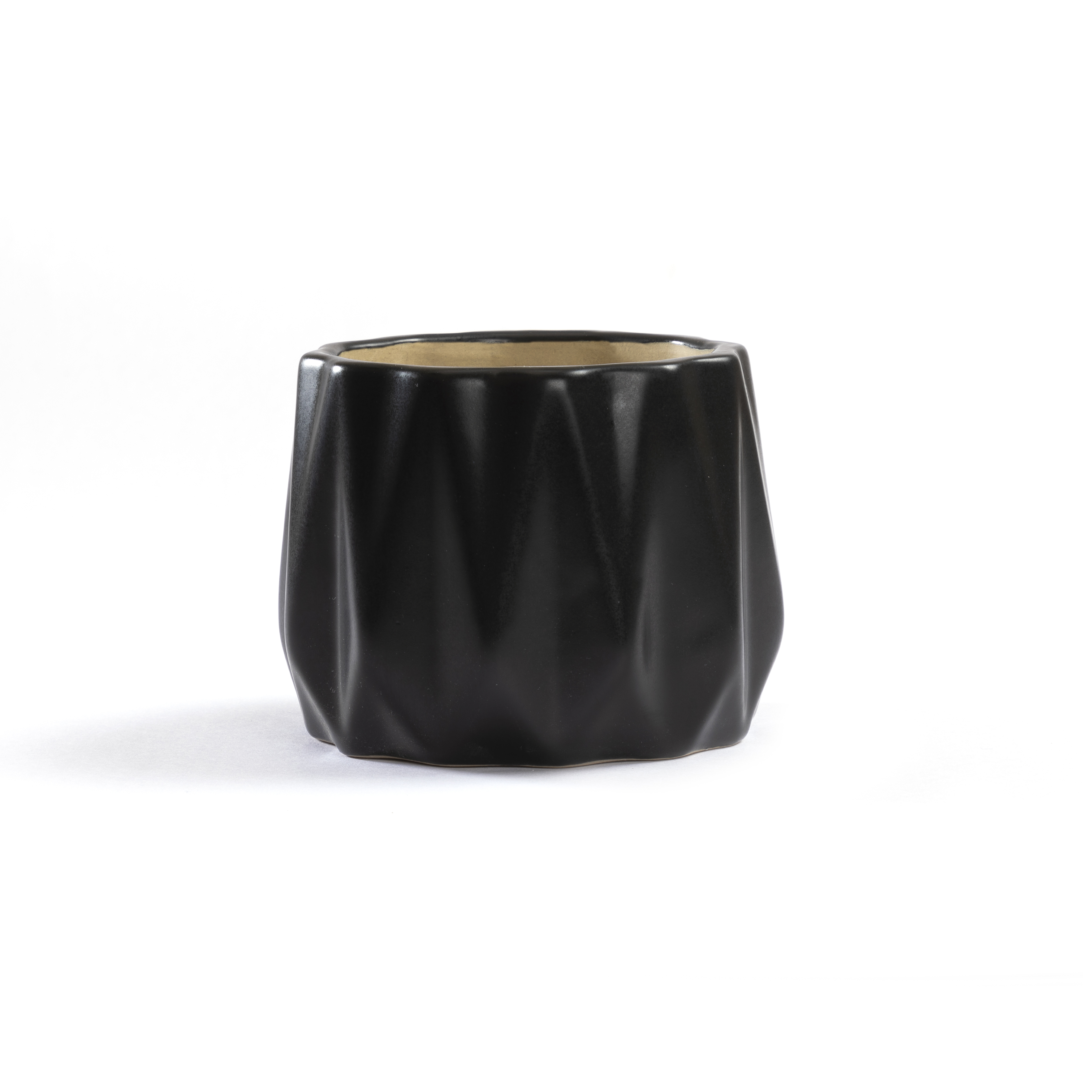 Maeve Ceramic Planter – Pitch Black – myBageecha