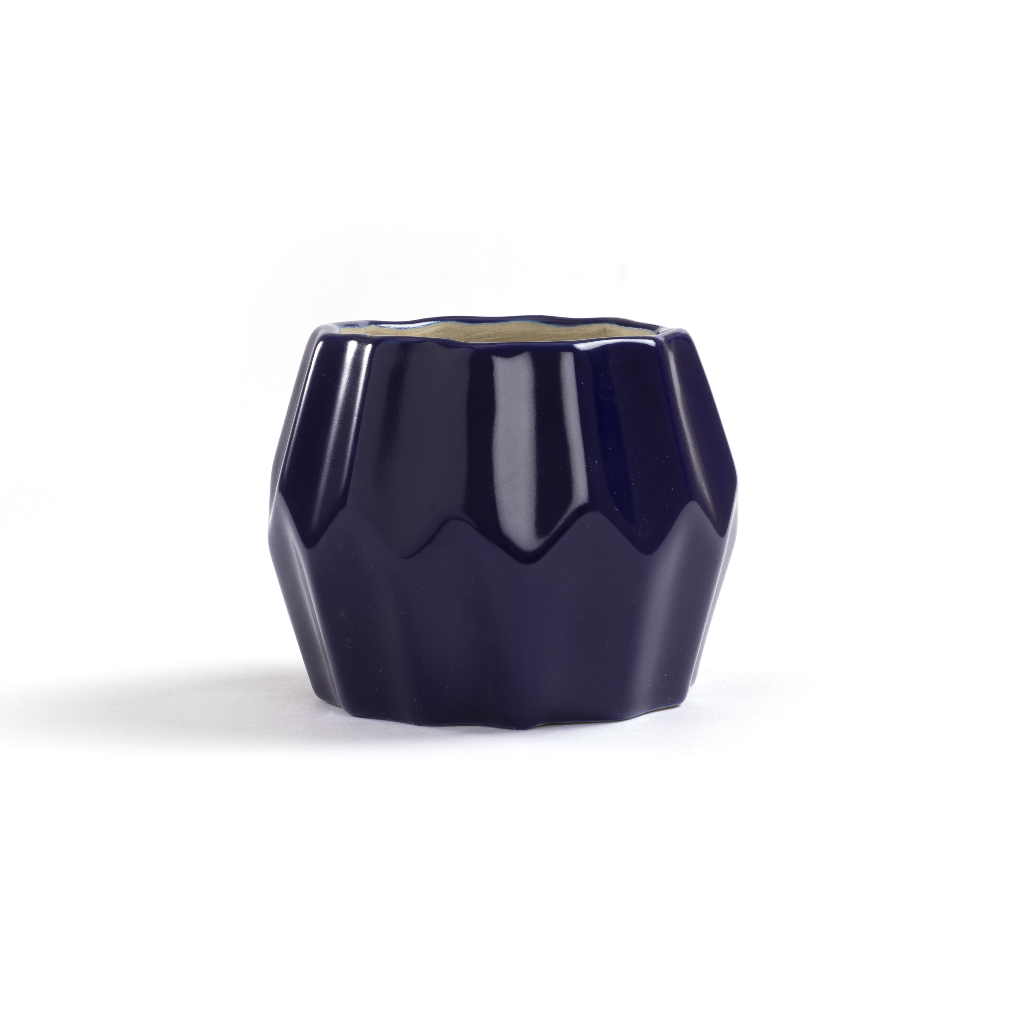 Mateo Ceramic Planter – Sapphire Blue – myBageecha