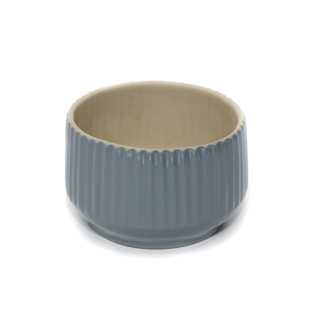 Meira Ceramic Planter – Mysterious Grey – myBageecha