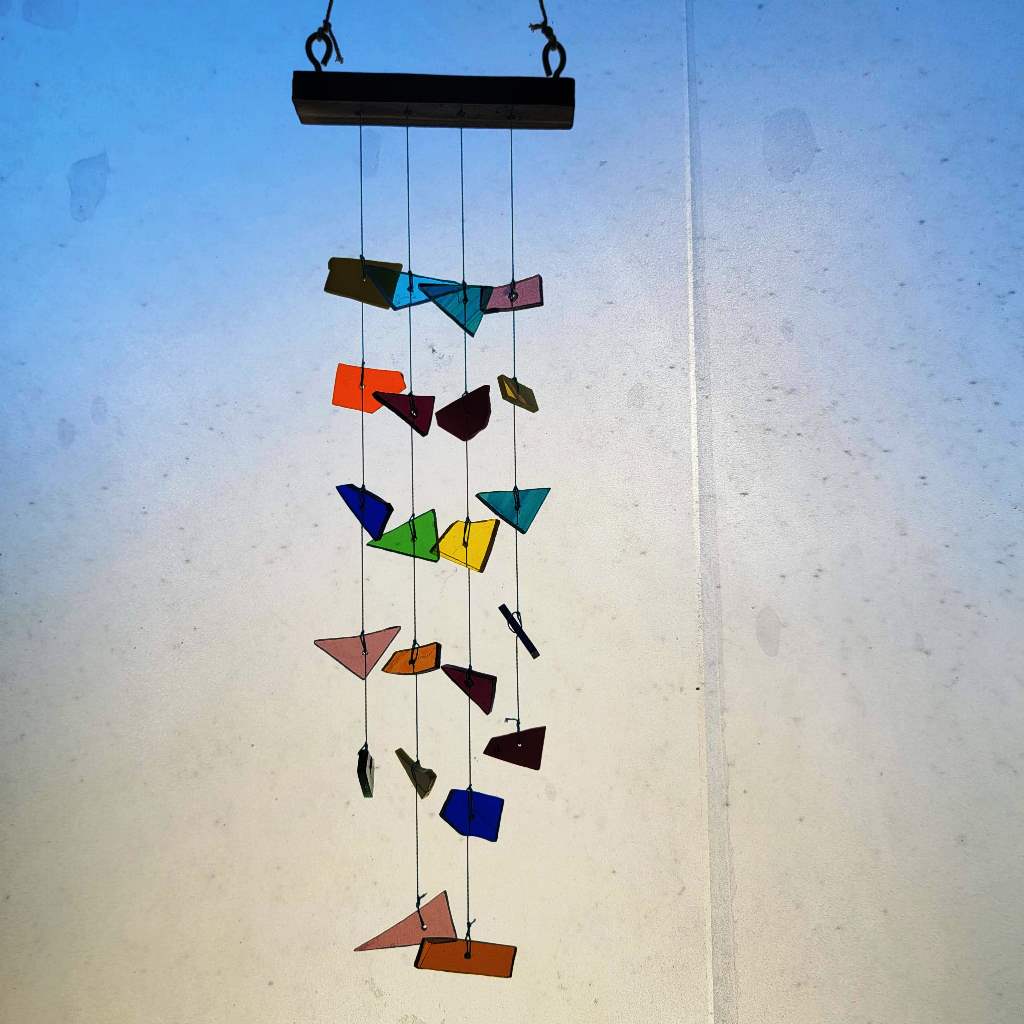 Rainbow Stained Glass Windchime - myBageecha