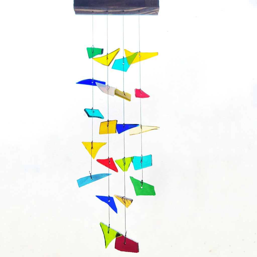Rainbow Stained Glass Windchime - myBageecha