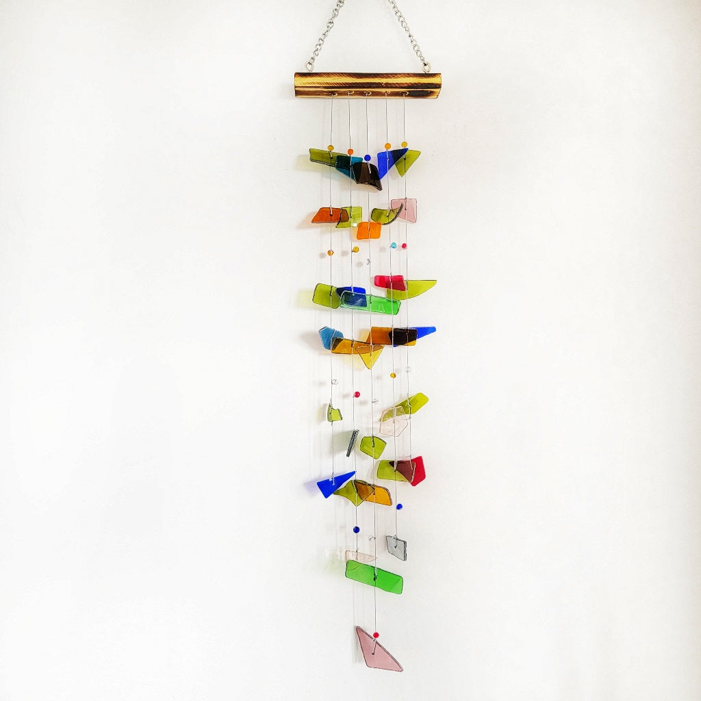 Happy Upcycled Windchime - myBageecha