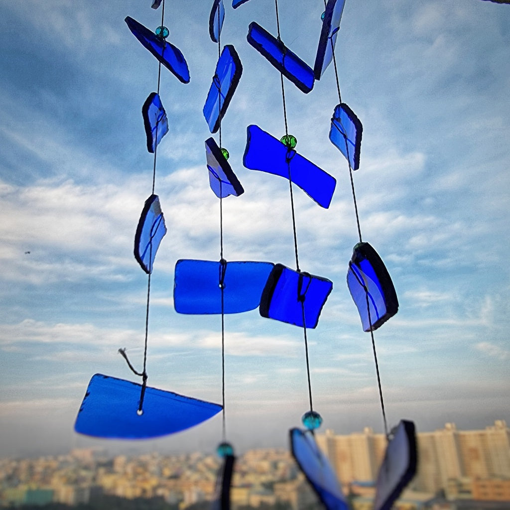 Upcycled Glass Windchime - myBageecha