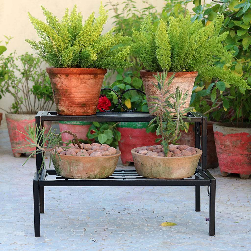 2 Tier Step Metal Stand - myBageecha