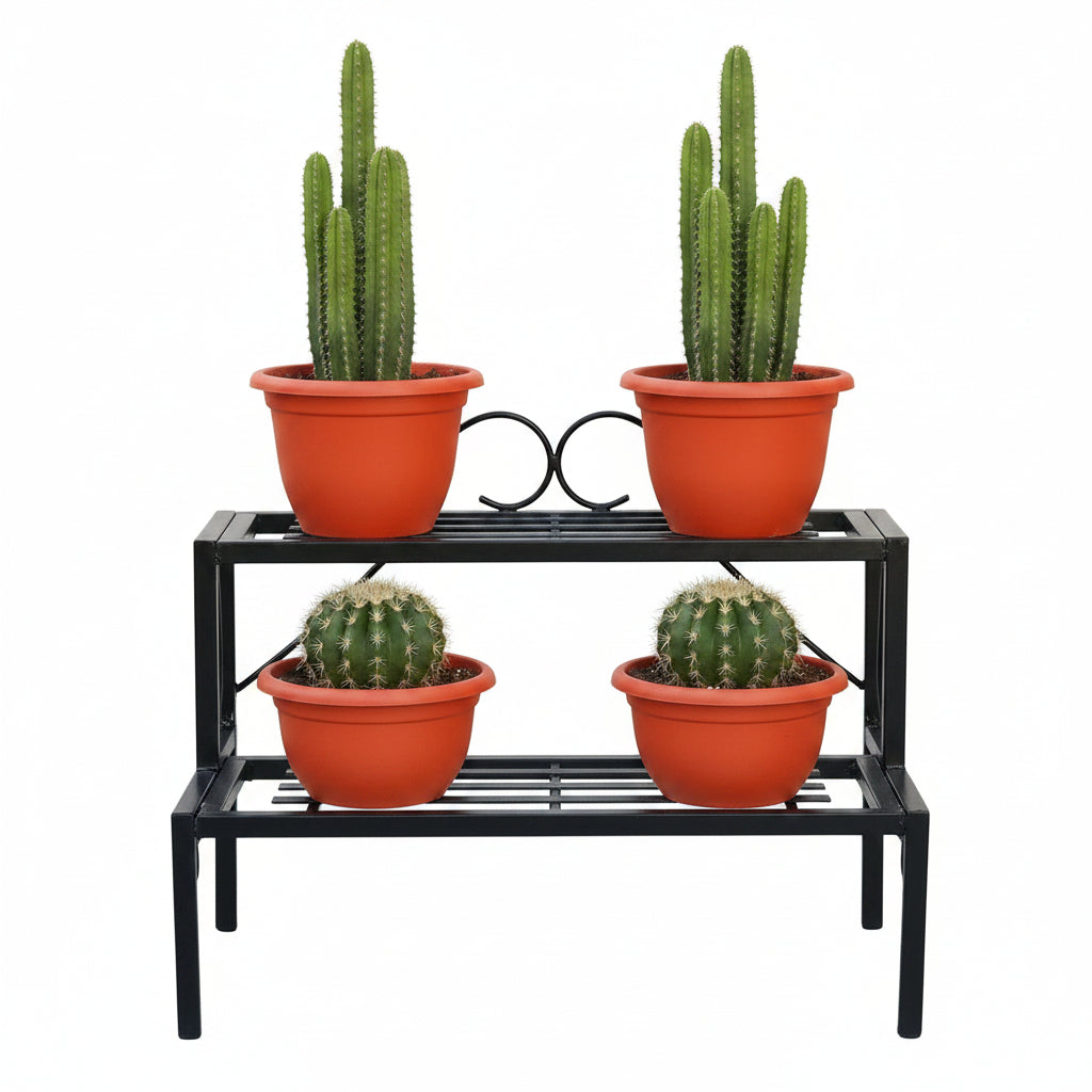 2 Tier Step Metal Stand - myBageecha