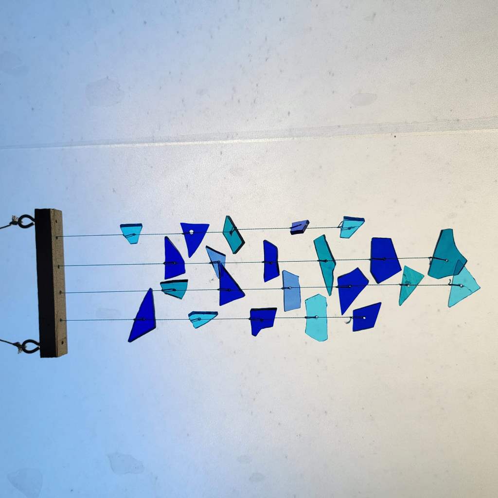 Upcycled Glass Windchime - myBageecha