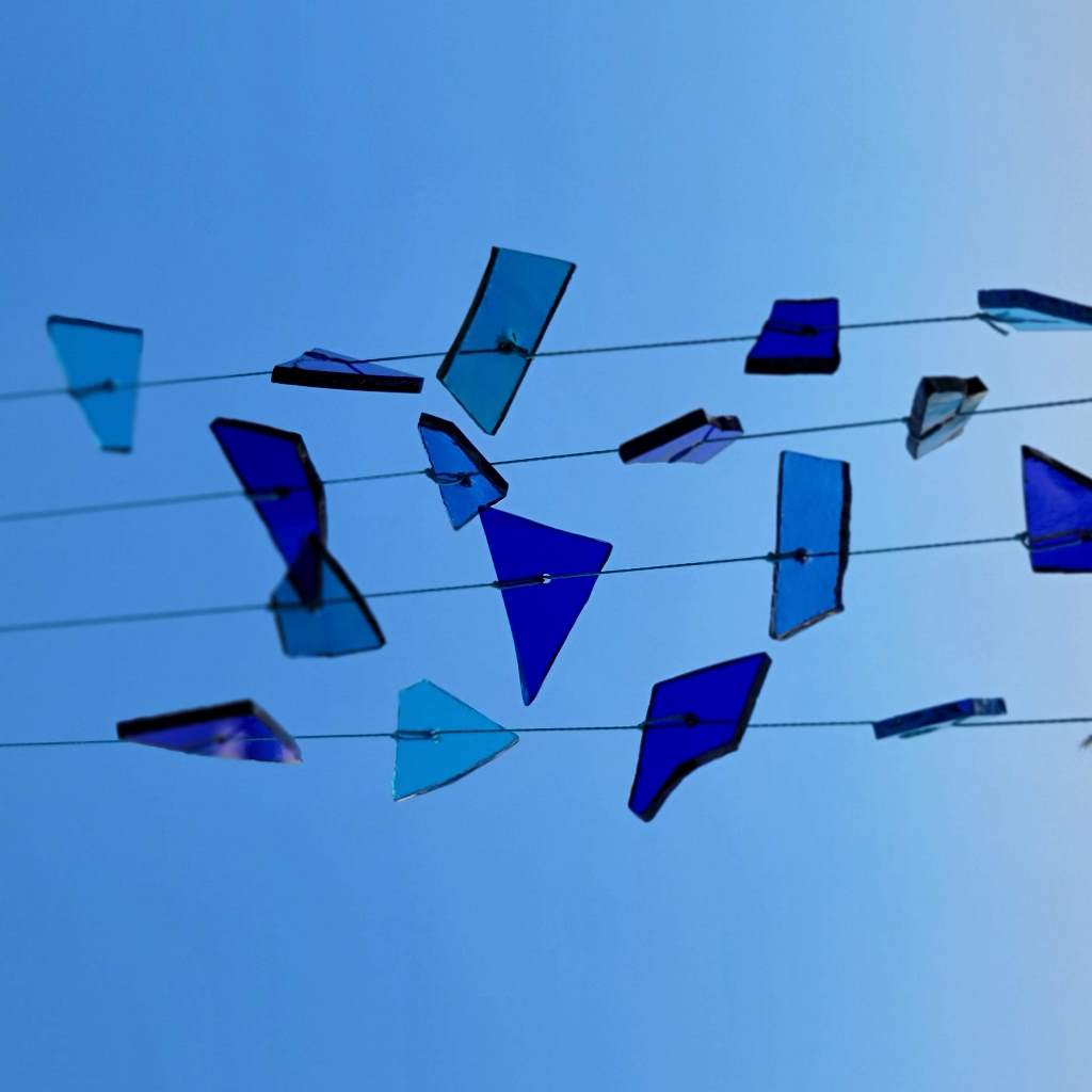 Upcycled Glass Windchime - myBageecha