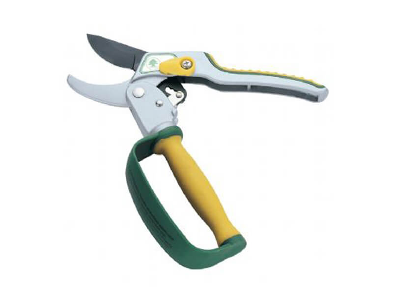 Auto Rotating Ratchet Pruner with red grip – myBageecha