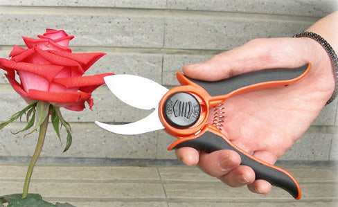 Mini Trimmer Pruning Shear in garden setup - myBageecha