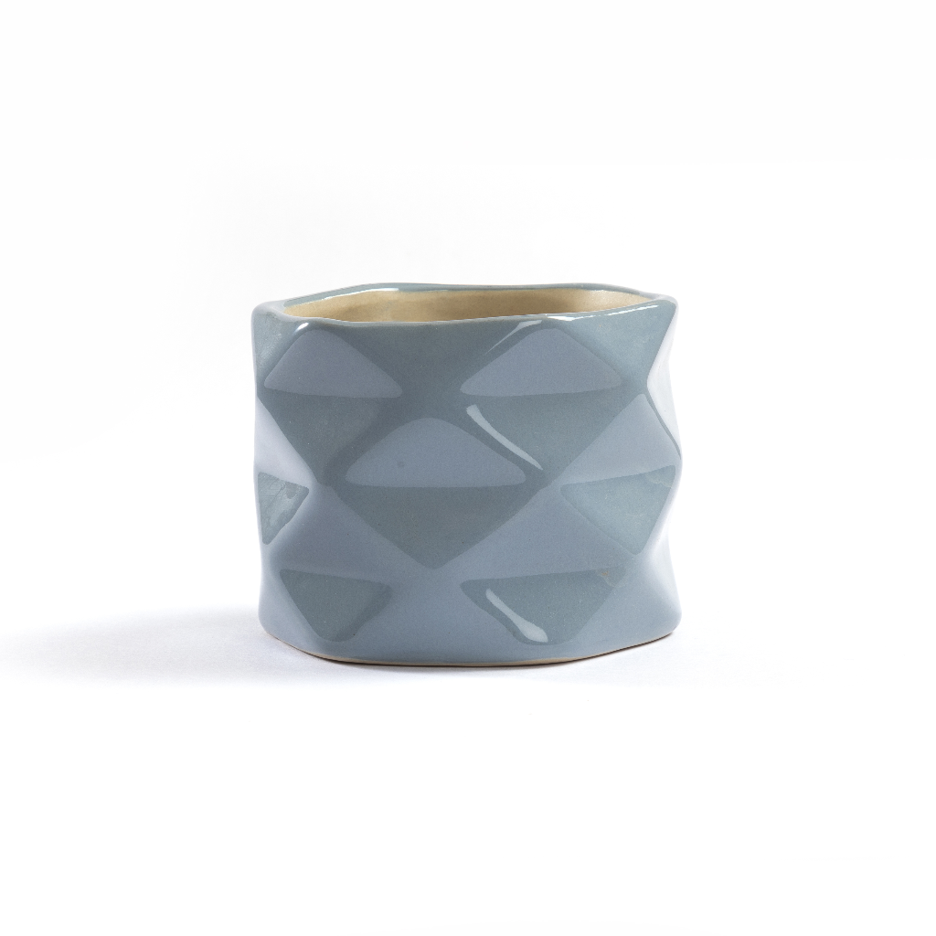 Marmoris Ceramic Planter – Mysterious Grey – myBageecha