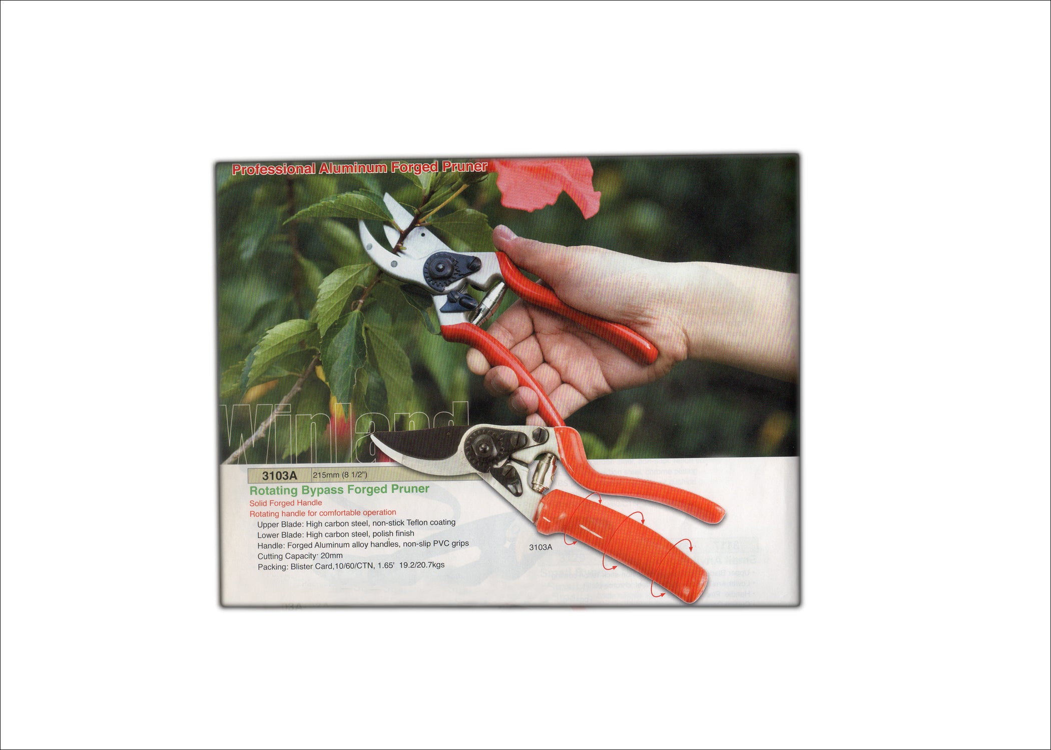 Nano 07 Plant Shears Red And Silver - myBageecha