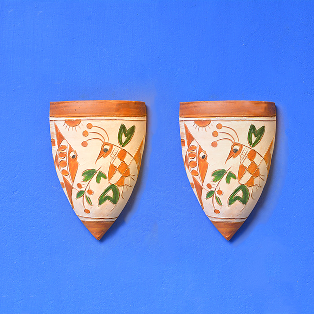 Fish Hanging Terracotta Pot front view – myBageecha