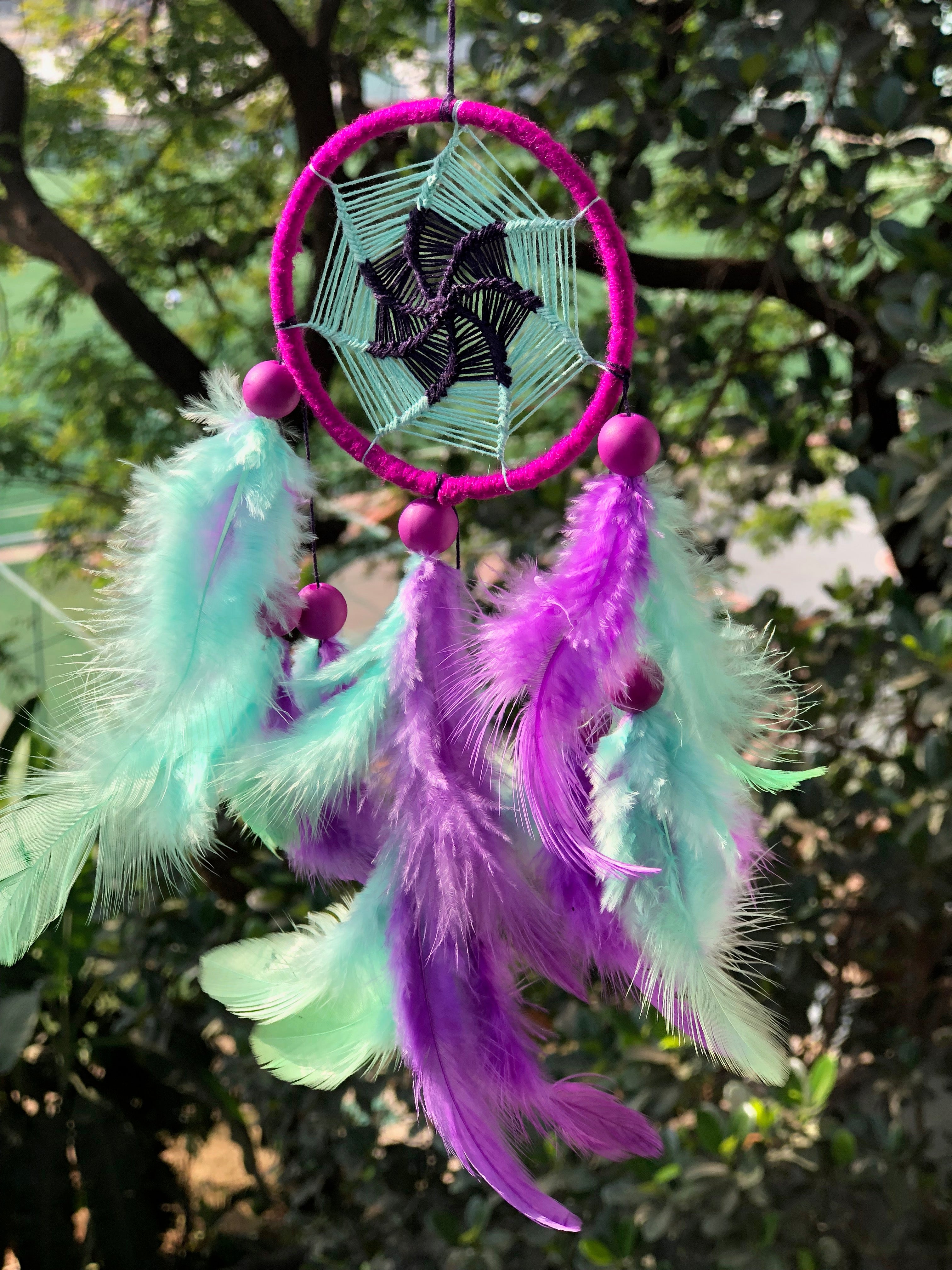 Purple Mandala Car Hanging - myBageecha