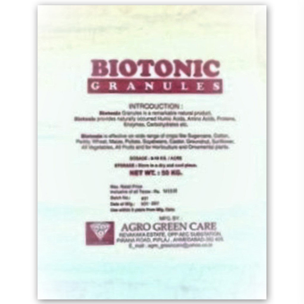 Biotonic Granules -A Slow-Release Fertilizer Garden Essentials MYBGeecha - MYBGeecha