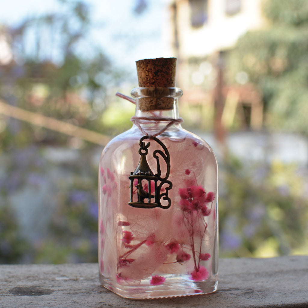 Close-up of Punky Pinks Preserved Flower Tabletop by myBageecha – bright pink preserved blooms.