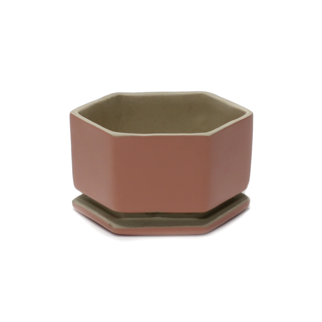 Meline Ceramic Planter – Tender Pink – myBageecha