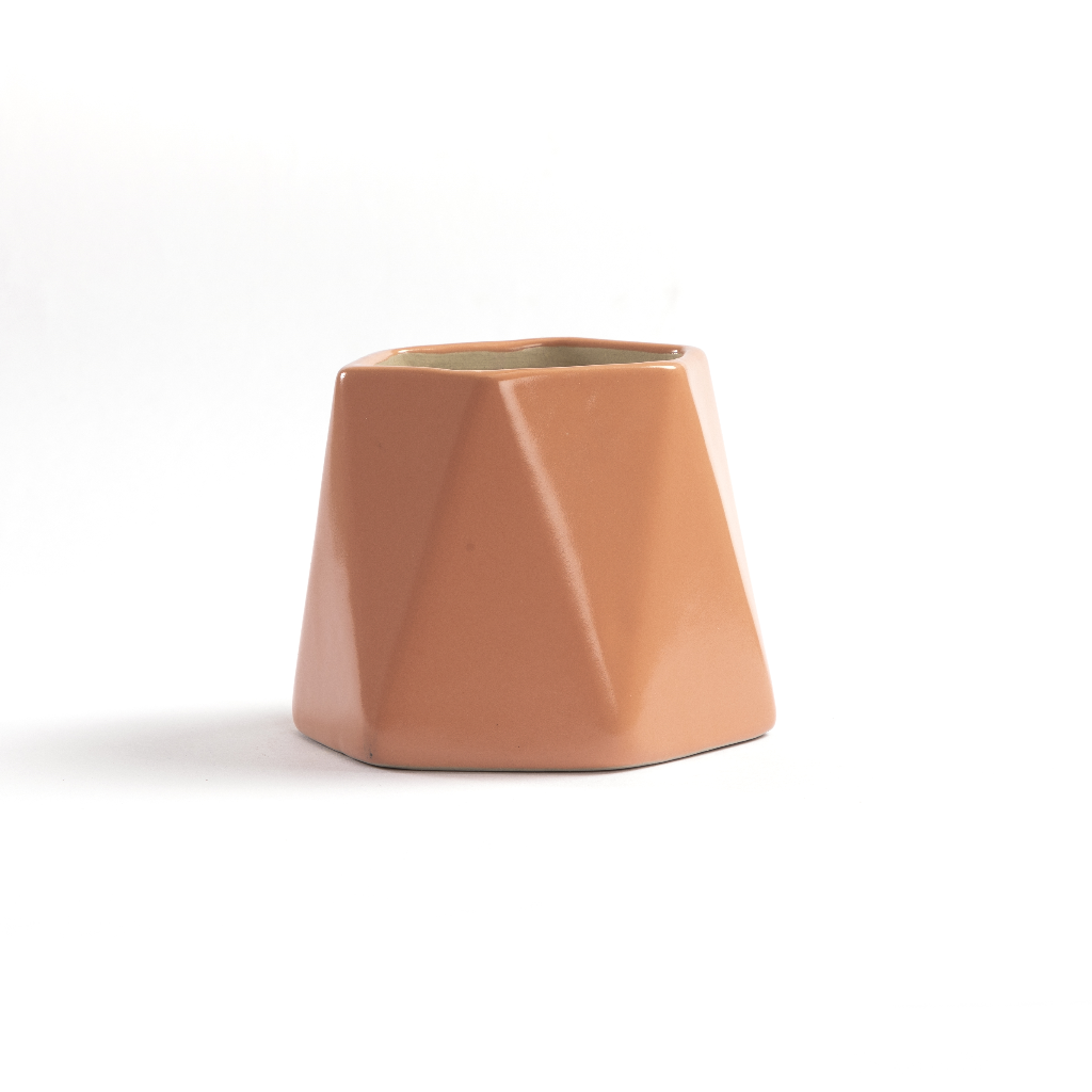 Mila Ceramic Planter – Tender Pink – myBageecha