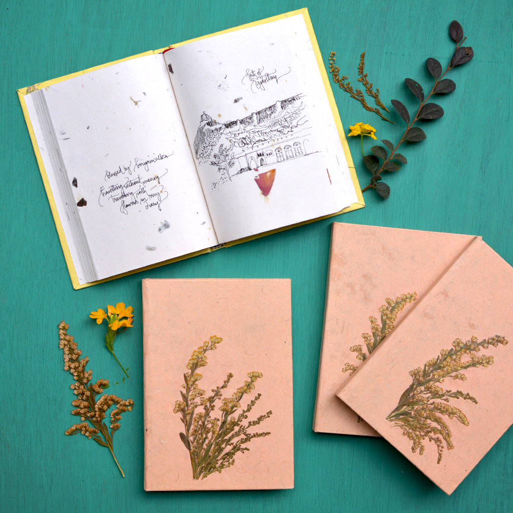 A Summer Breeze Pressed Flower Diary - myBageecha