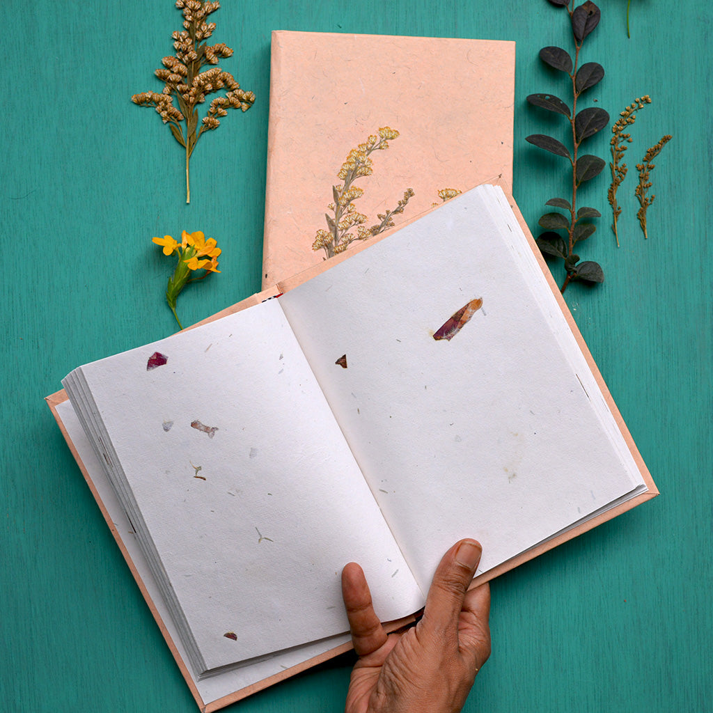 A Summer Breeze Pressed Flower Diary - myBageecha