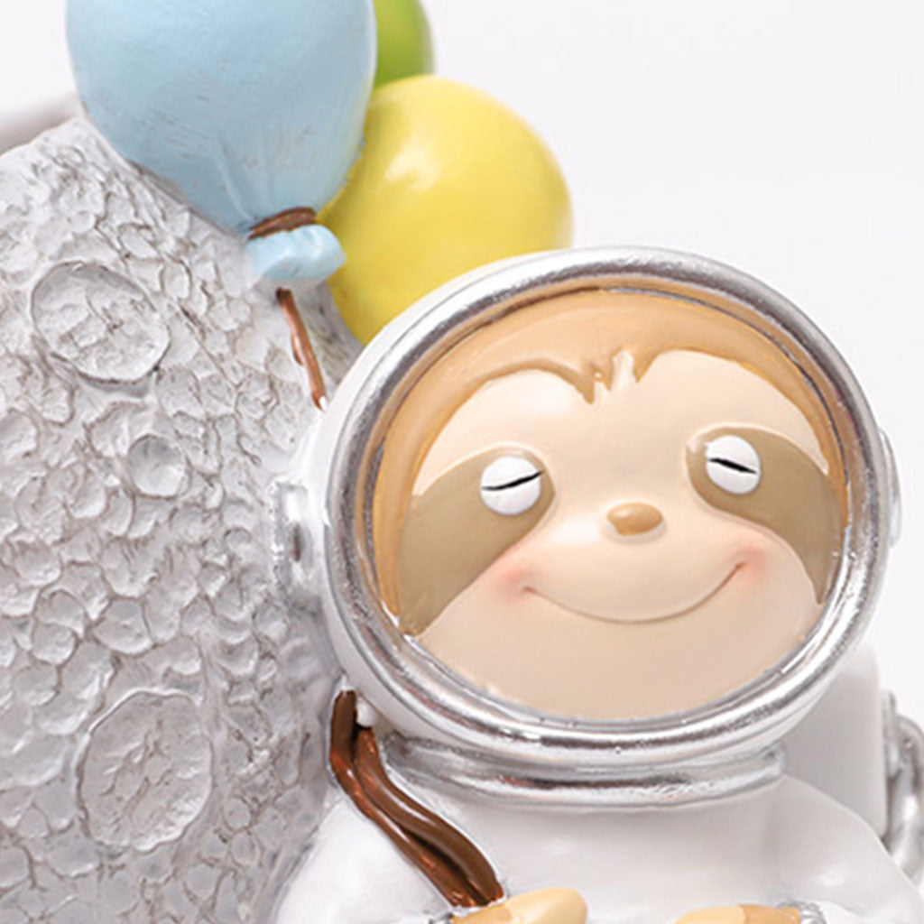 Astronaut Sloth Resin Succulent Pot - myBageecha