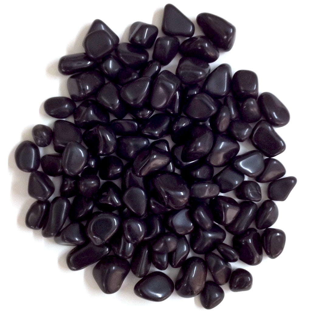 Black Super -Polished Pebble Decor - myBageecha