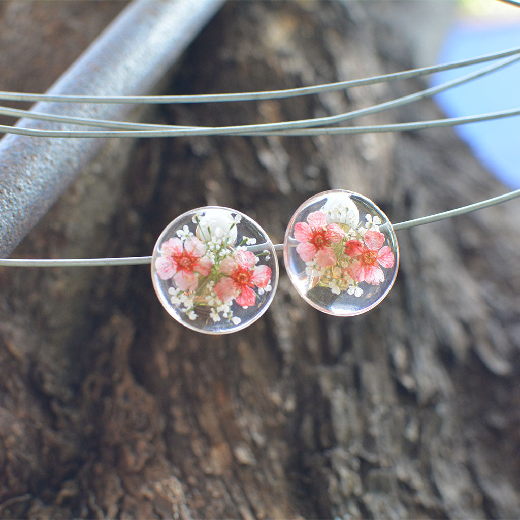 Blooming Stars Real Dried Flower Earrings - myBageecha