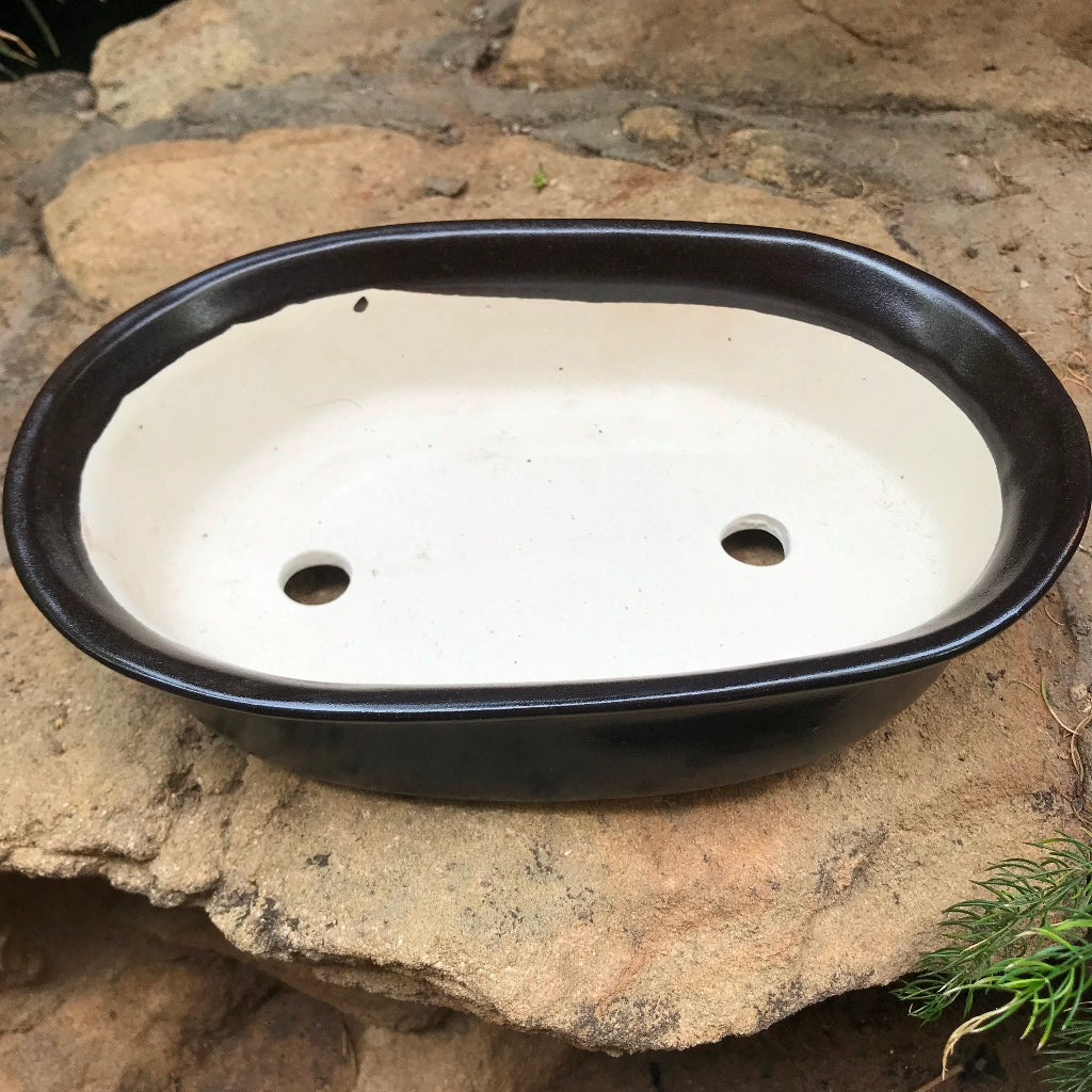 Bonsai Oval Ceramic Planter - myBageecha