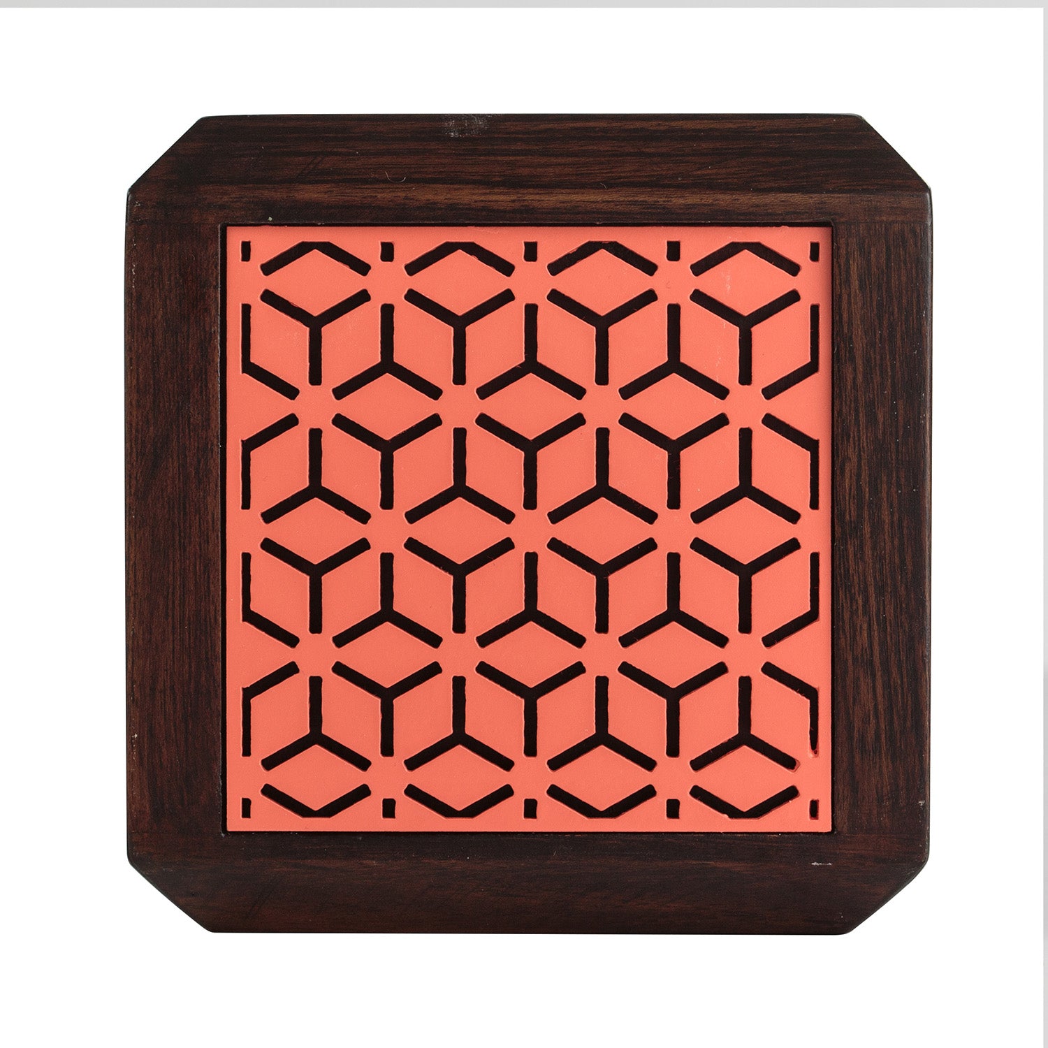 QUBO Boxy Handmade Wooden Indoor Planter Pot - myBageecha