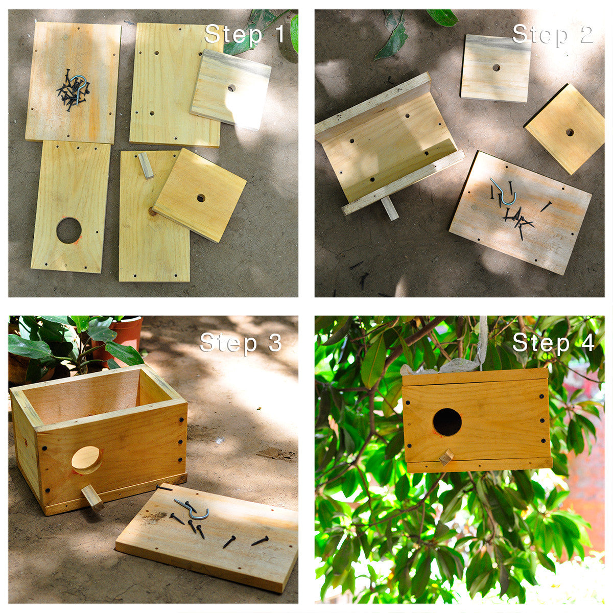 Bird Nest Rectangular - DIY Kit Birdie myBageecha - myBageecha