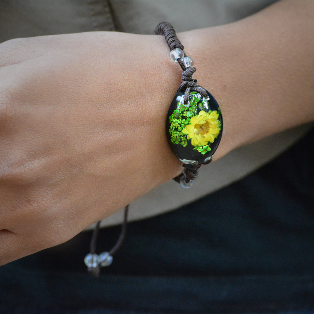 Floral Gist Real Dried Flower Bracelet - myBageecha