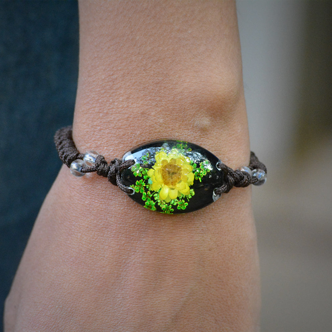 Floral Gist Real Dried Flower Bracelet - myBageecha