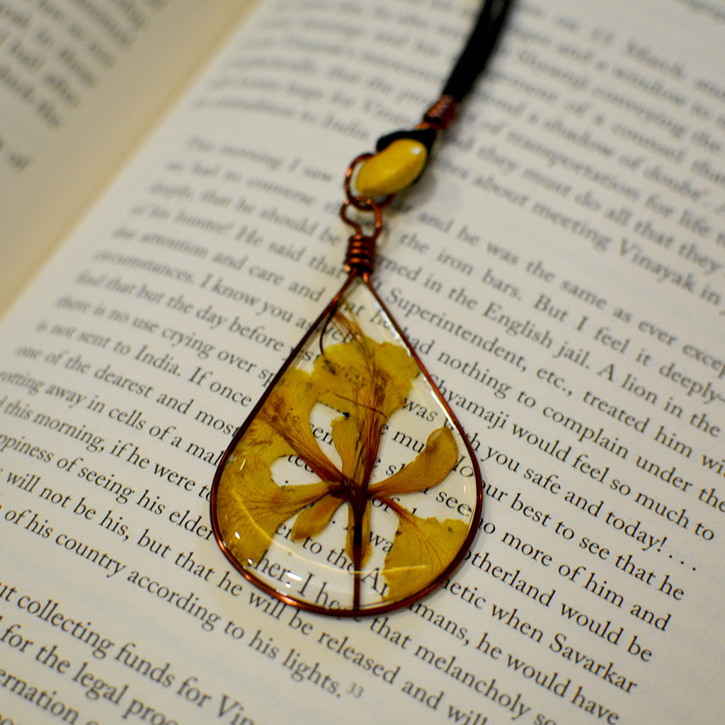 Golden Gulmohar Bookmark - myBageecha
