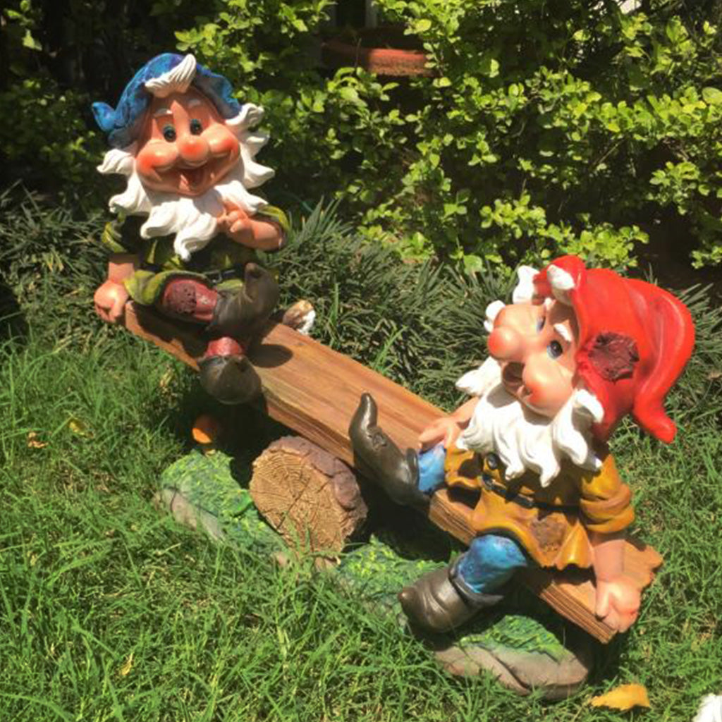 Gnomes on See-Saw Decor - myBageecha