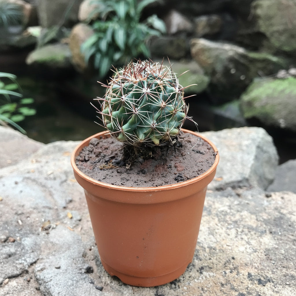 Thelocactus Setispinus Miniature Barrel Cactus Plant - myBageecha
