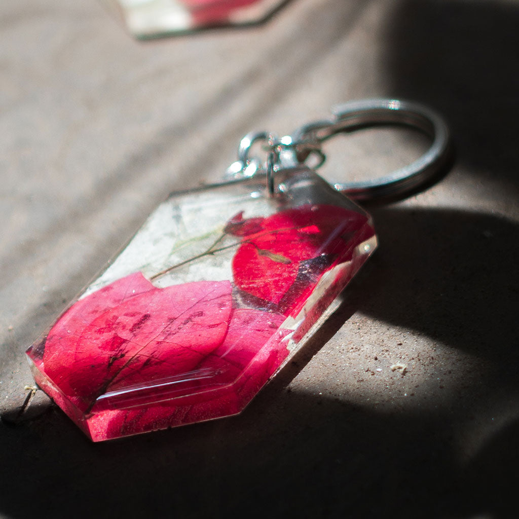 Hexagonal Fusion Keychain - myBageecha