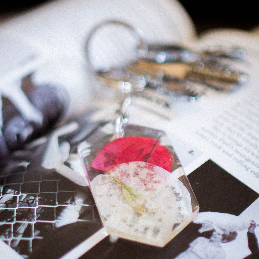 Hexagonal Fusion Keychain - myBageecha