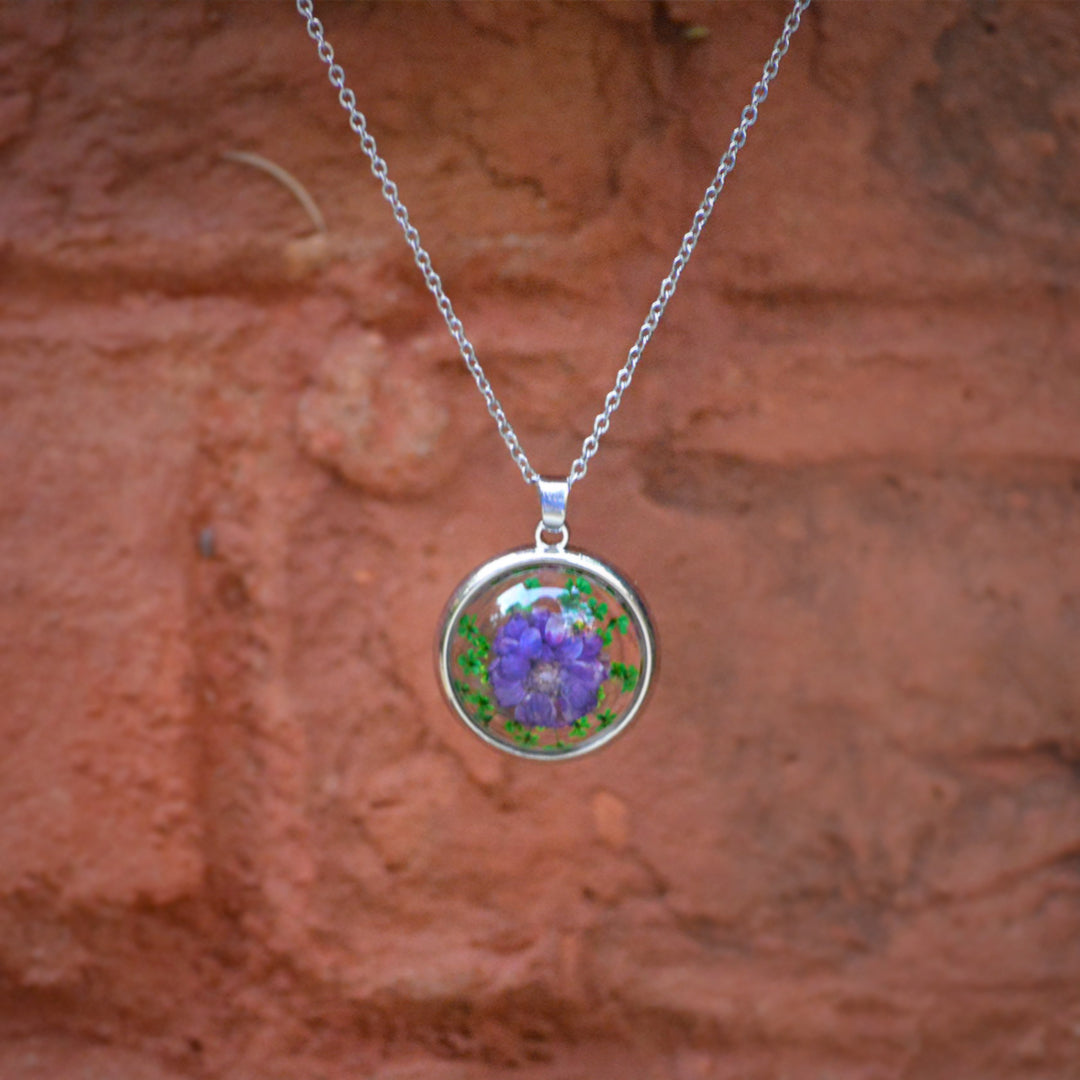 Into The Woods Real Dried Flower Necklace - myBageecha