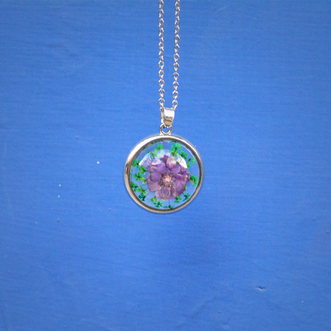 Into The Woods Real Dried Flower Necklace - myBageecha