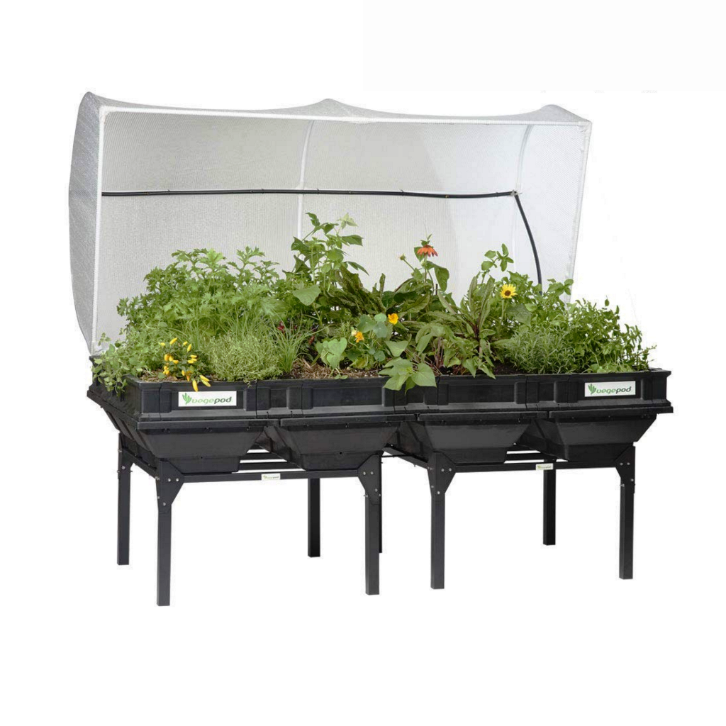 Large Raised Garden Bed with Garden Cover - myBageecha
